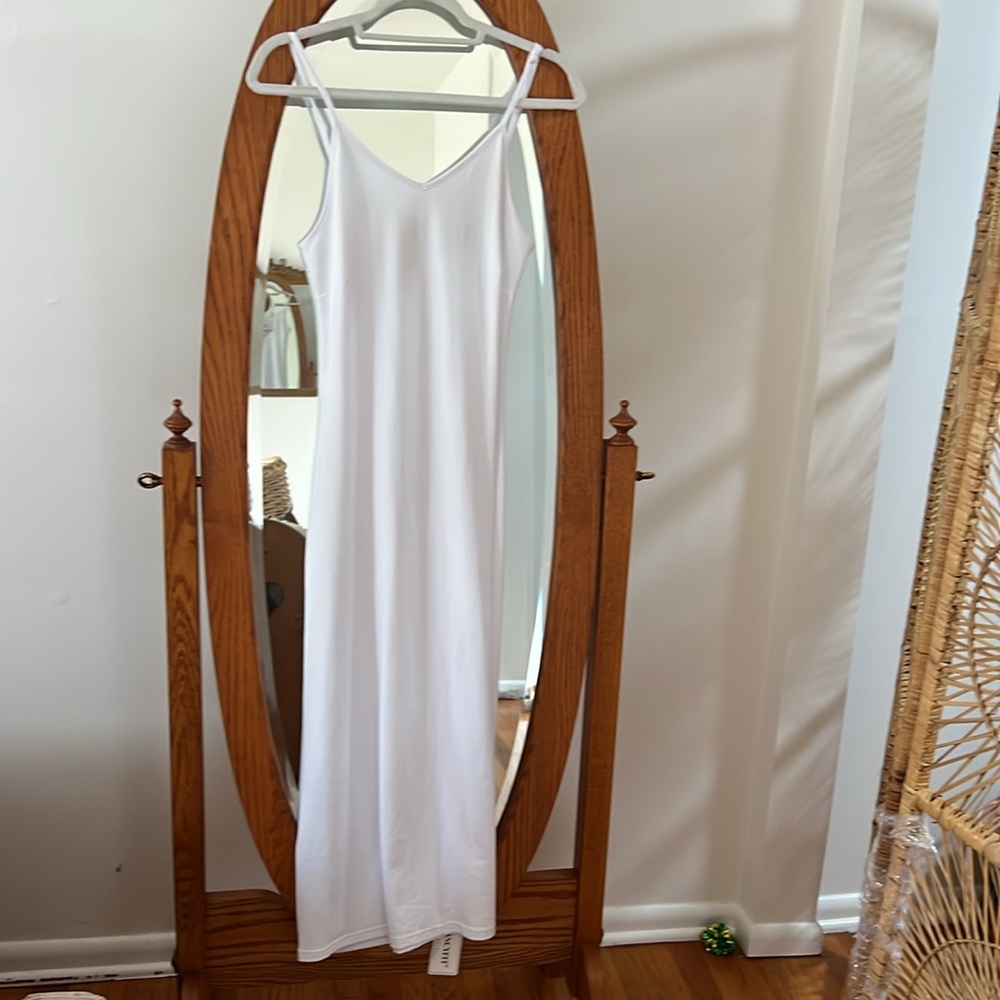 NWT White Full Slip | M | Vintage Style Lingerie Undergarment | Dress / Medium